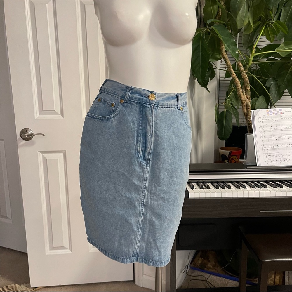 Vintage Miss elle ci jean skirt